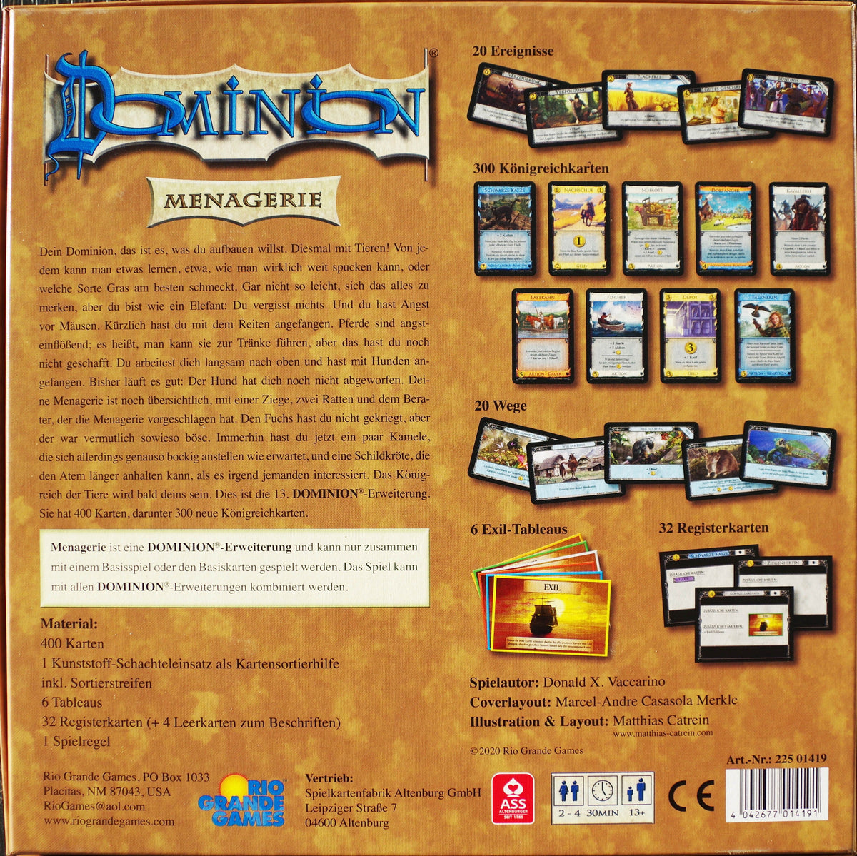 Dominion Menagerie (English) Tabletop Universe