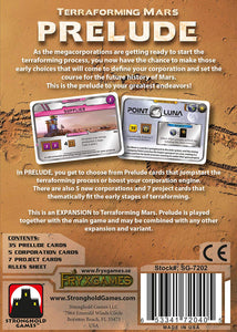 Terraforming Mars: Prelude (English) - 3rd Expansion