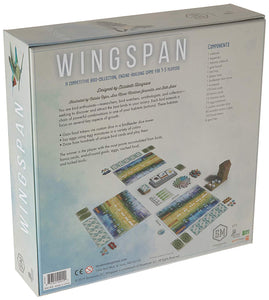 Back of the Wingspan Board Game Box (India)