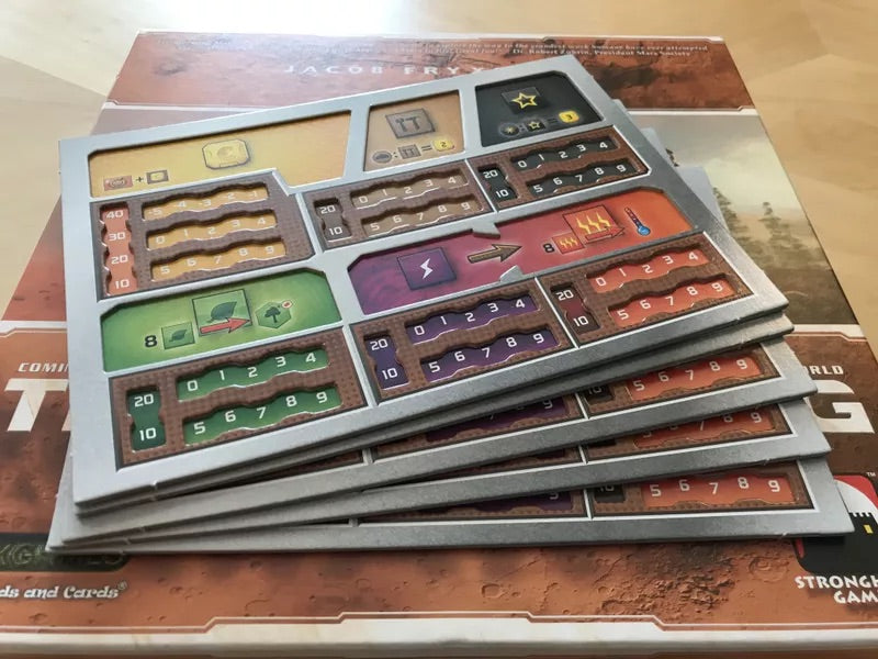 Terraforming Mars Dual Layer Playerboards