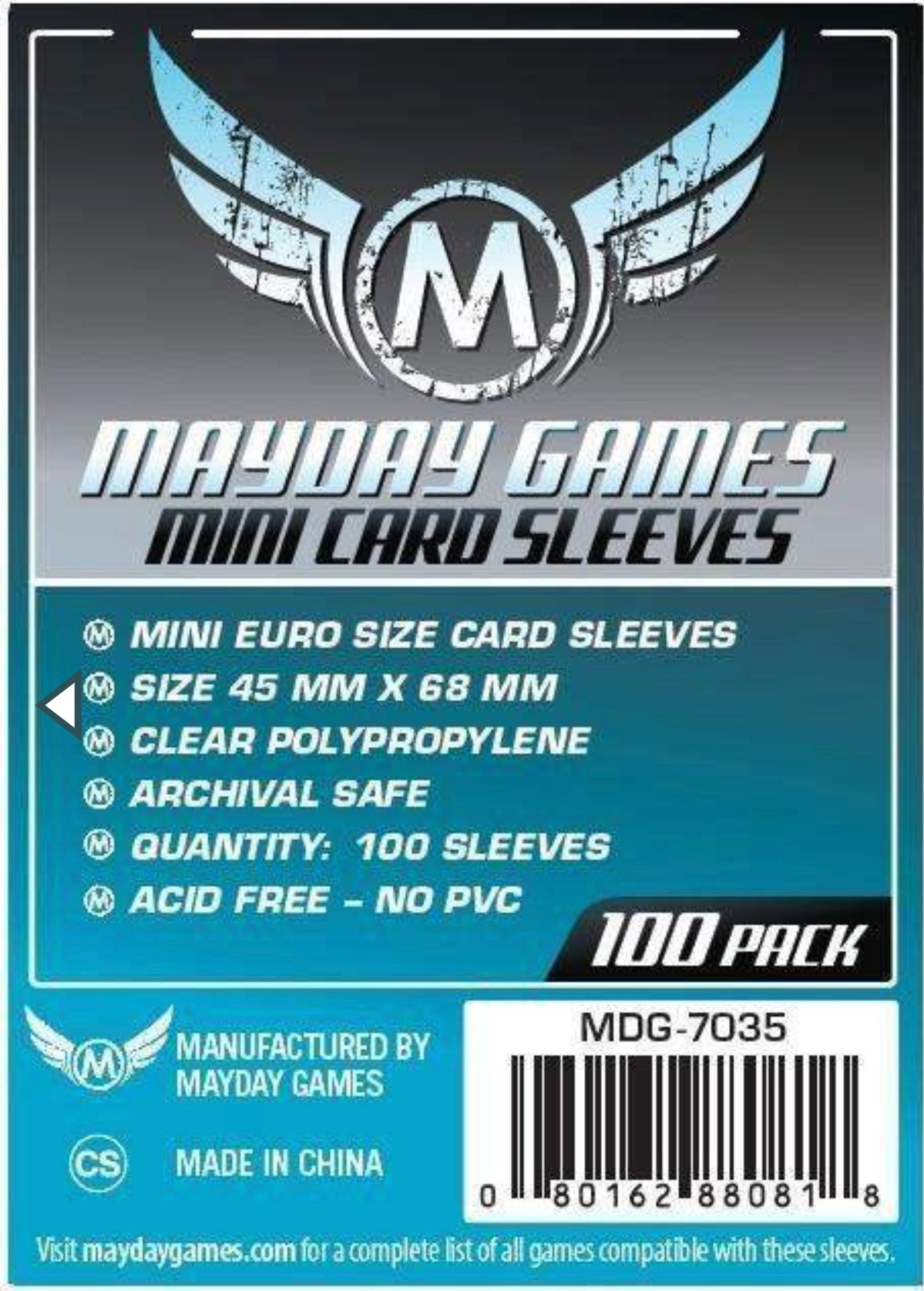 Mayday Games Card Sleeves (Packs of 100 Sleeves) Tabletop Universe Mayday Games Card Sleeves (Packs of 100 Sleeves) Tabletop Universe