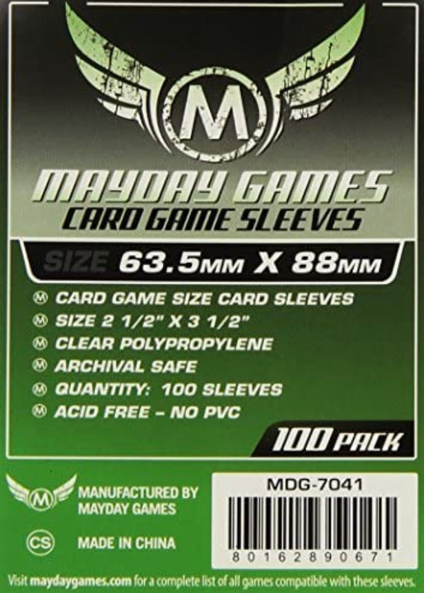 Mayday Games Card Sleeves (Packs of 100 Sleeves) Tabletop Universe Mayday Games Card Sleeves (Packs of 100 Sleeves) Tabletop Universe